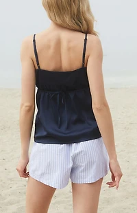 John Galt Navy Edith Tank Top