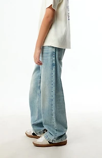Pacsun Kids Baggy Jeans Light Indigo