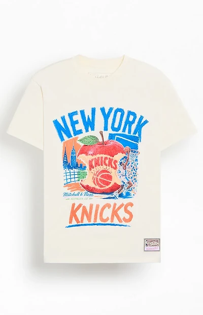 Mitchell & Ness NY Knicks Court Apple T-Shirt