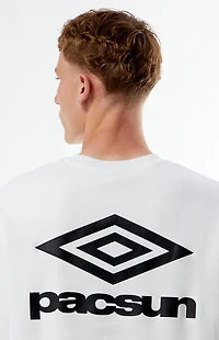 Umbro x PacSun White Short Sleeve T-Shirt
