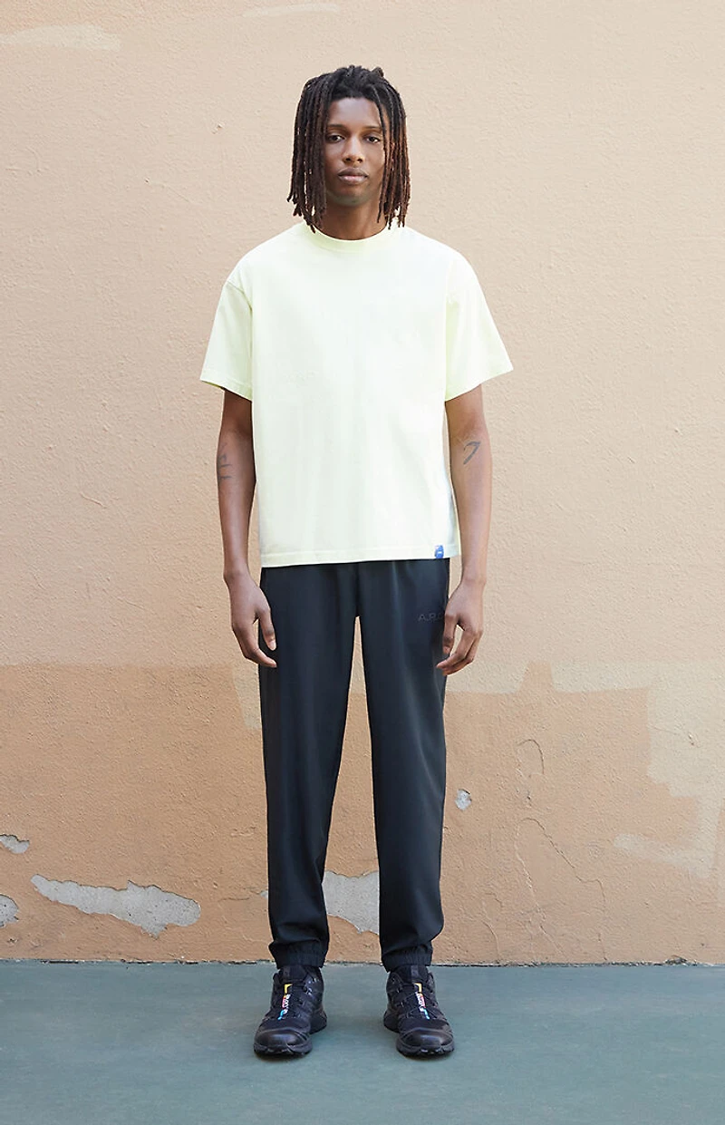 A.R.C. Pale Green Vintage Wash Heavyweight Cropped Boxy T-Shirt