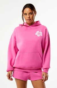 LA Hearts Floral Hoodie