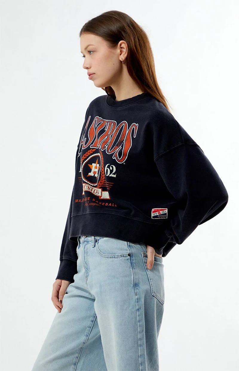 New Era Houston Astros Crew Neck Sweatshirt