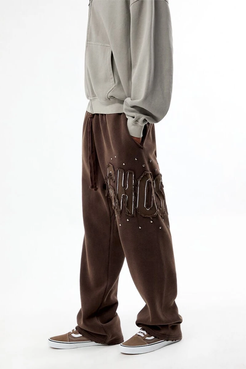 Pacsun Ghost Applique Baggy Sweatpants