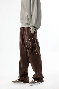 Pacsun Ghost Applique Baggy Sweatpants