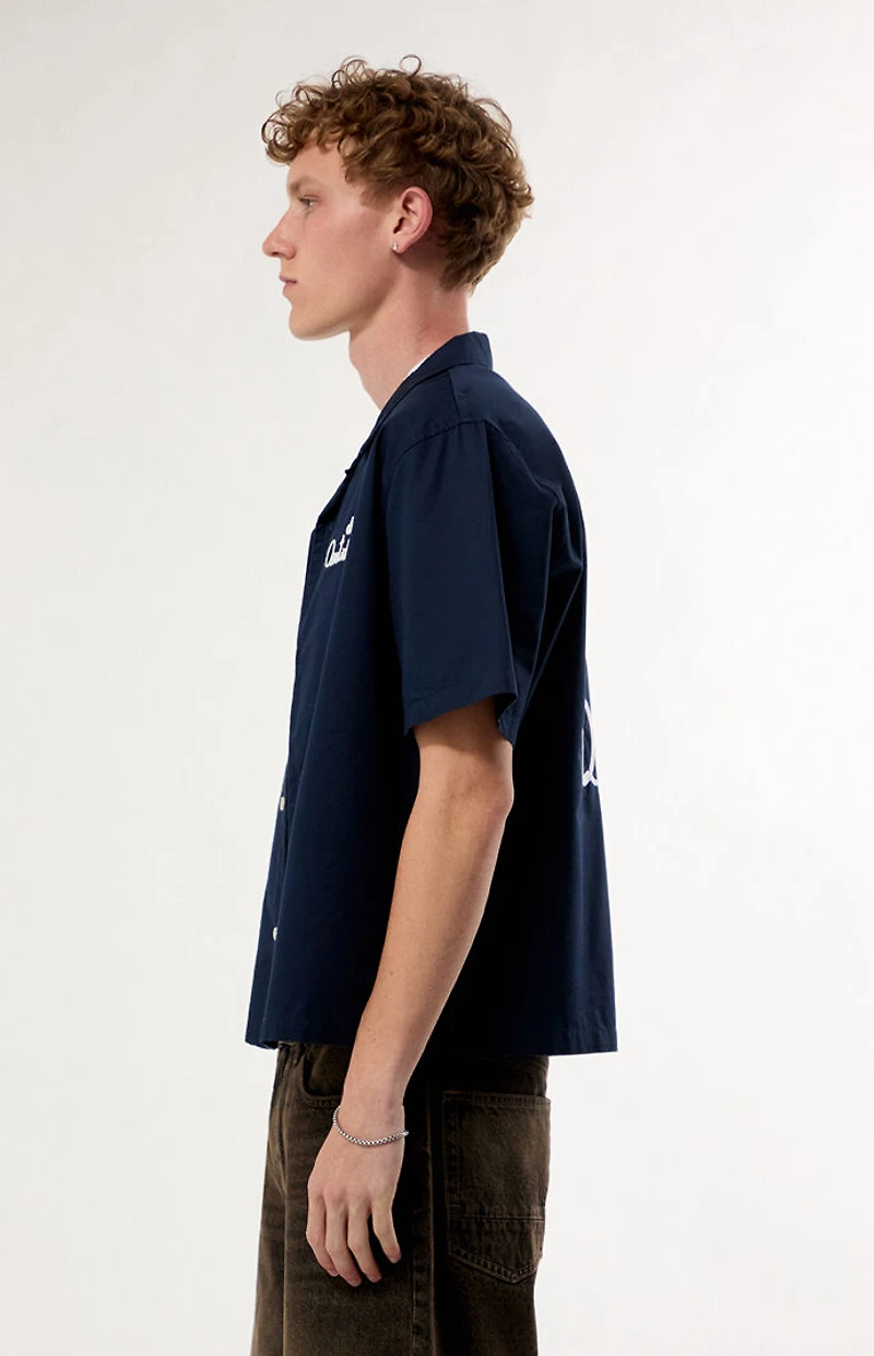 Pacsun Liberte Le Blues Camp Shirt