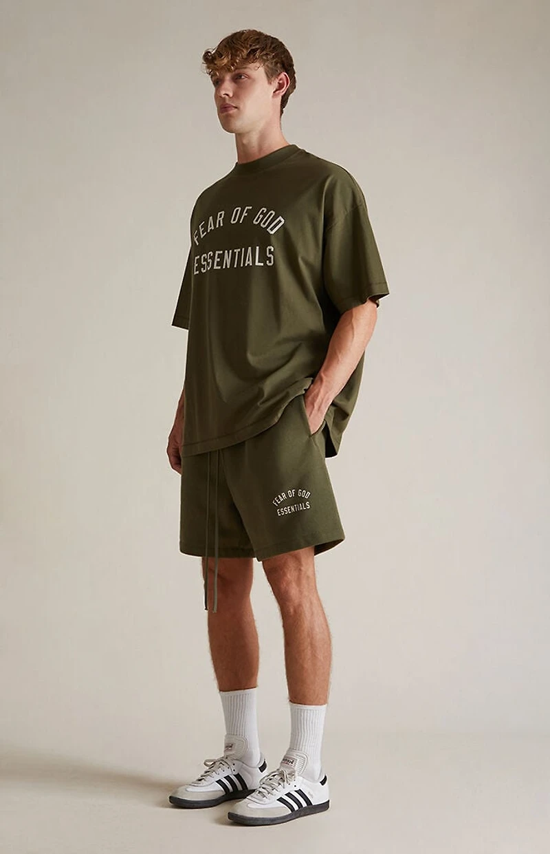 Fear of God ESSENTIALS Military Fleece Soccer Sweat Shorts