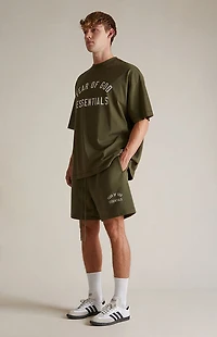 Fear of God ESSENTIALS Military Fleece Soccer Sweat Shorts