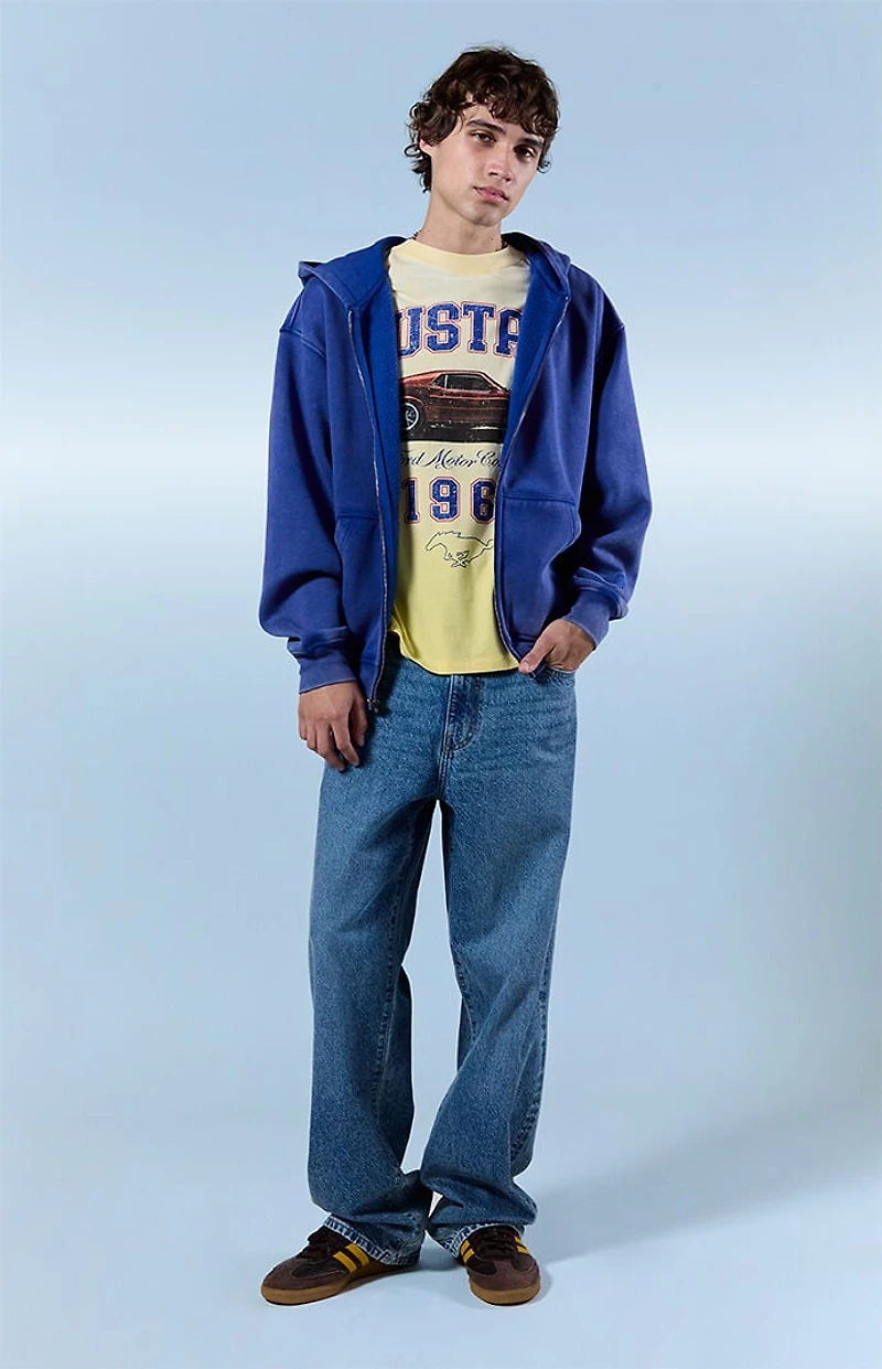 Pacsun Dylan Baggy Jeans Medium Blue Wash