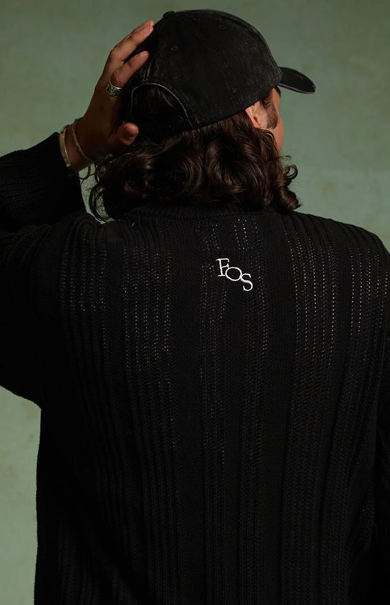 FIELD OF STUDY by Pacsun Tonal Stripe Long Sleeve Sweater