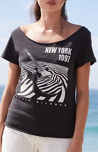 John Galt Black Robyn New York Off-The-Shoulder Top