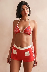 Dippin' Daisy's Chez Black Micro Swim Shorts