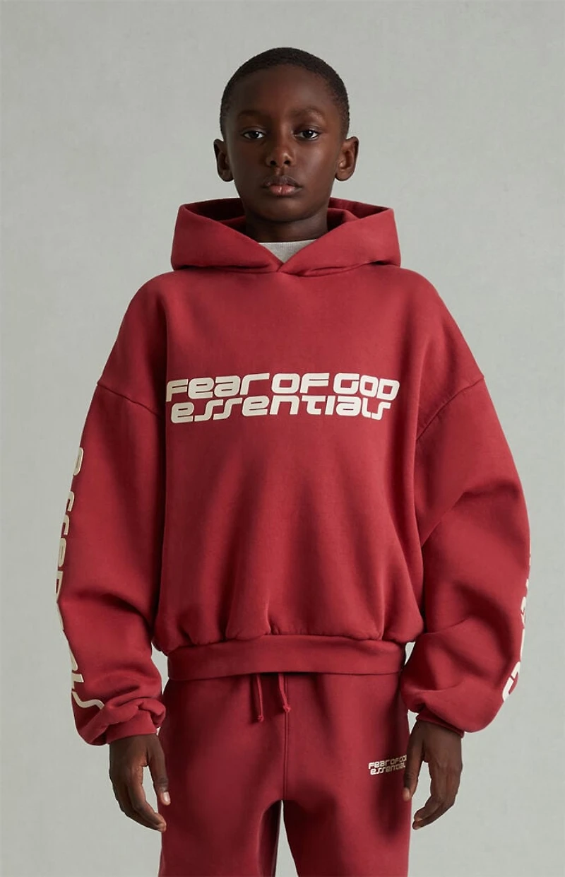 Fear of God ESSENTIALS Kids Crimson Classic Hoodie