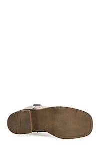 AZALEA WANG Women's Mariana Black & White Western Boots