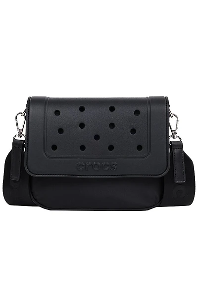 Crocs Black Classic Molded Crossbody Bag