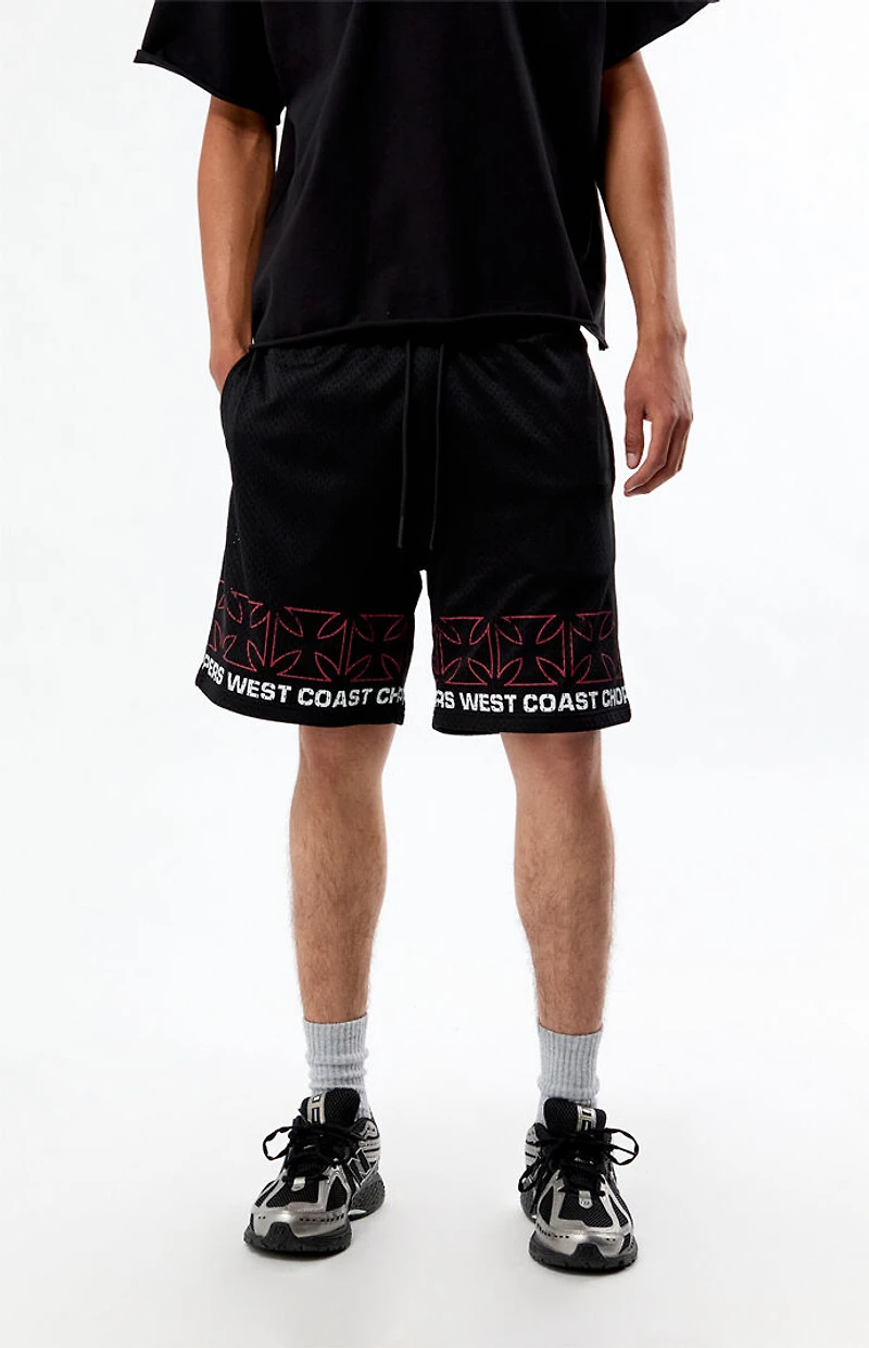 West Coast Choppers Wrapped Mesh Shorts