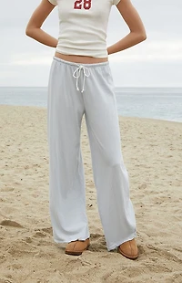 John Galt Blue Striped Anastasia Sweatpants