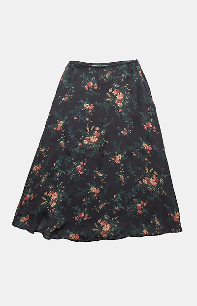 PS VINTAGE 90s Floral Midi Skirt