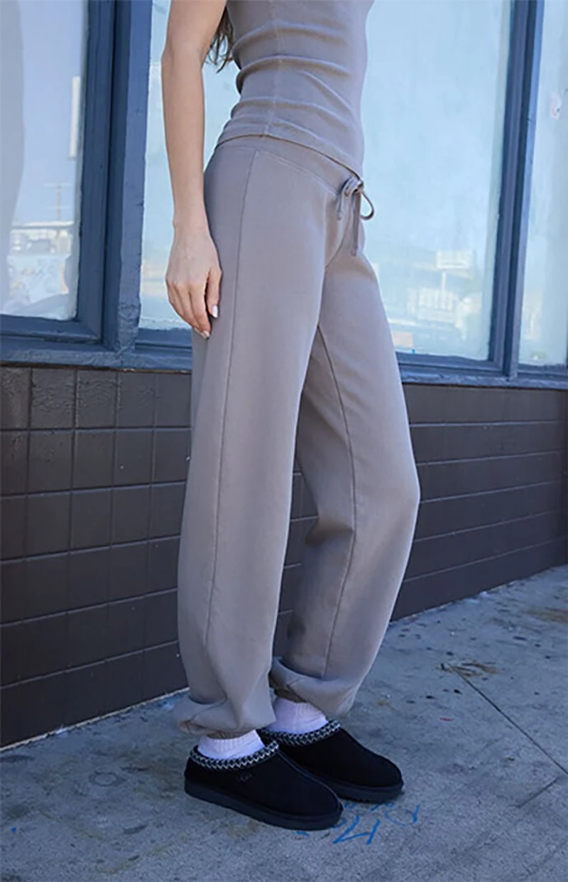 John Galt Light Gray Hilary Yoga Sweatpants