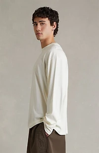 Fear of God ESSENTIALS Ivory Signature Long Sleeve T-Shirt