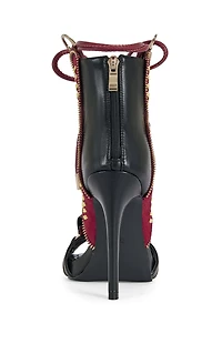 AZALEA WANG Women's Shainia Western Gladiator Stiletto Heels