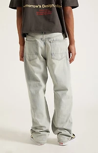 Pacsun Dylan Baggy Jeans Light Wash Tinted