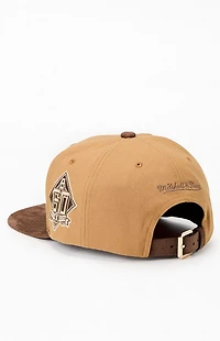 Mitchell & Ness Tan MLB SF Giants 60th Anniversary Strapback Hat