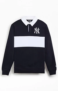 New Era NY Yankees Rugby Long Sleeve T-Shirt
