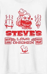 Minecraft Steve's Lava Chicken Crew Neck Sweatshirt