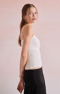 Beverly and Beck Jane Trim Sweater Tank Top