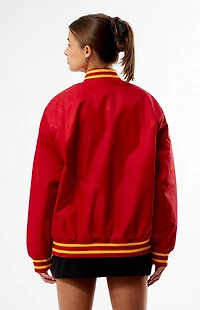 HYPE & VICE USC Trojans A-Game Varsity Bomber Jacket