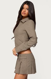 Edikted Lockette Plaid Jacket