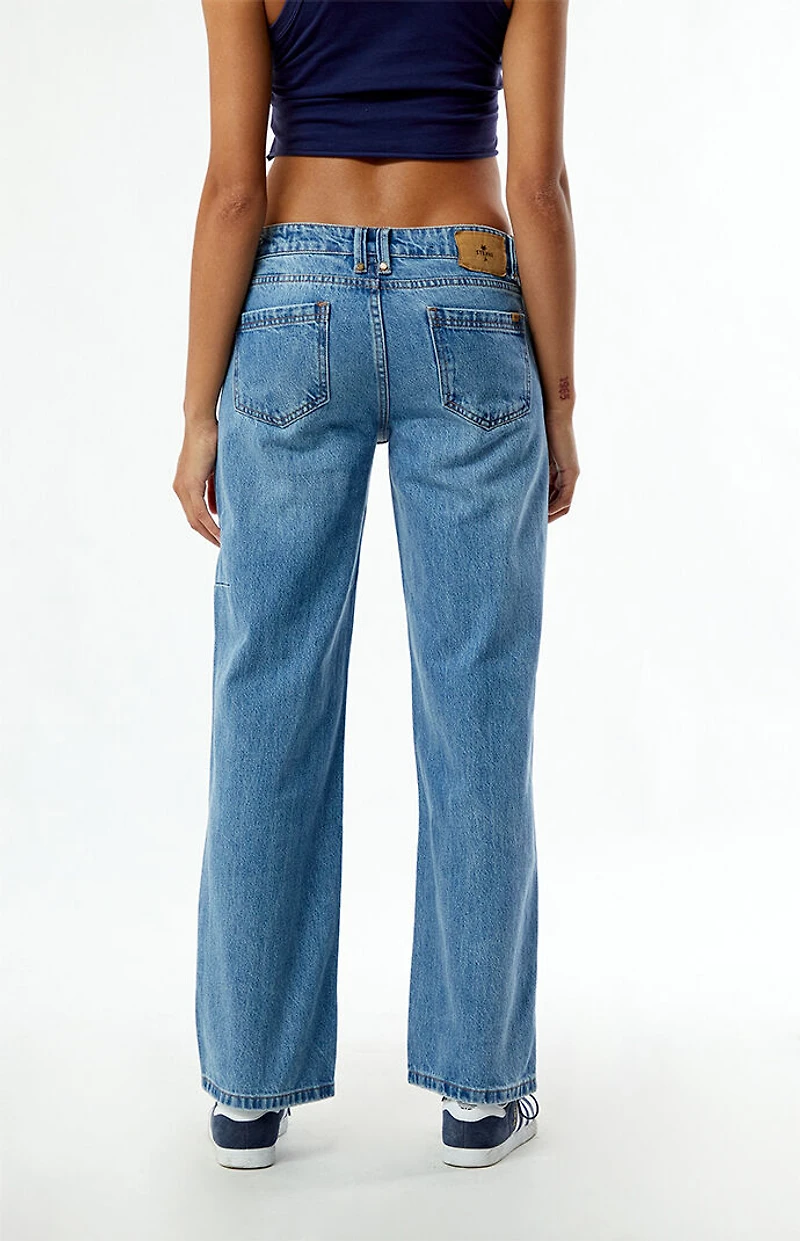 Thrills Saskia Low Rise Baggy Jeans
