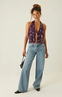 Your Favorite Nellie Beaded Halter Tank Top