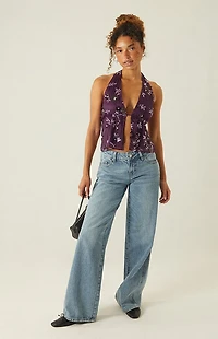 Your Favorite Nellie Beaded Halter Tank Top