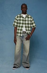 Pacsun Blake Extreme Baggy Jeans Light Blue Tinted