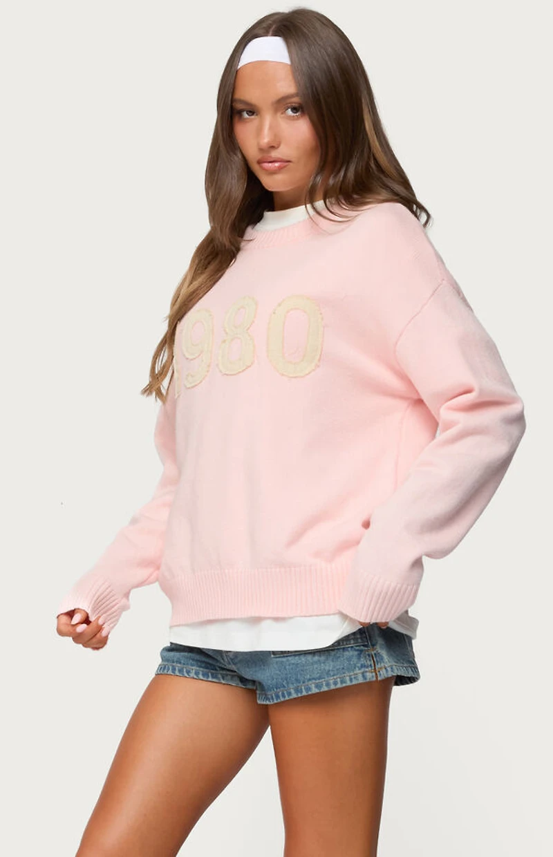 Edikted 1980 Oversized Knit Sweater