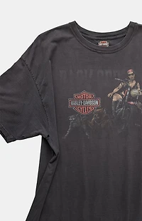 PS VINTAGE Charcoal 2000s Harley Davidson Graphic T-Shirt