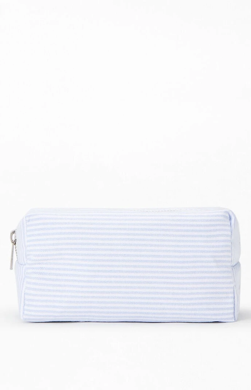 John Galt Striped Cosmetic Bag