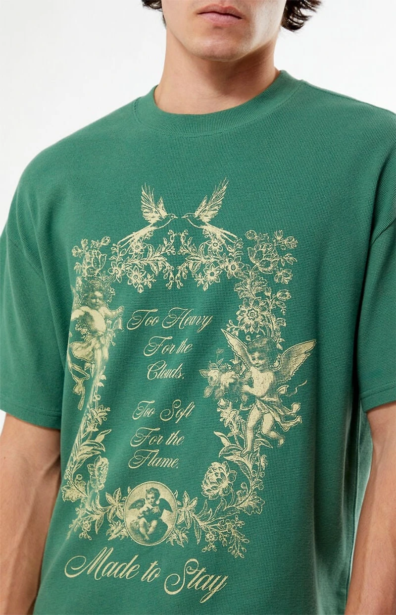 Pacsun Made To Stay Waffle Knit T-Shirt