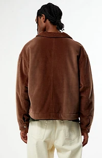 Pacsun Brown Corduroy Billie Gas Jacket