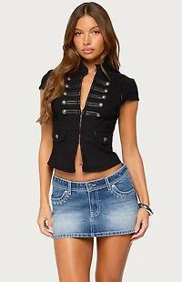 Edikted Cordi Napoleon Cutout Top