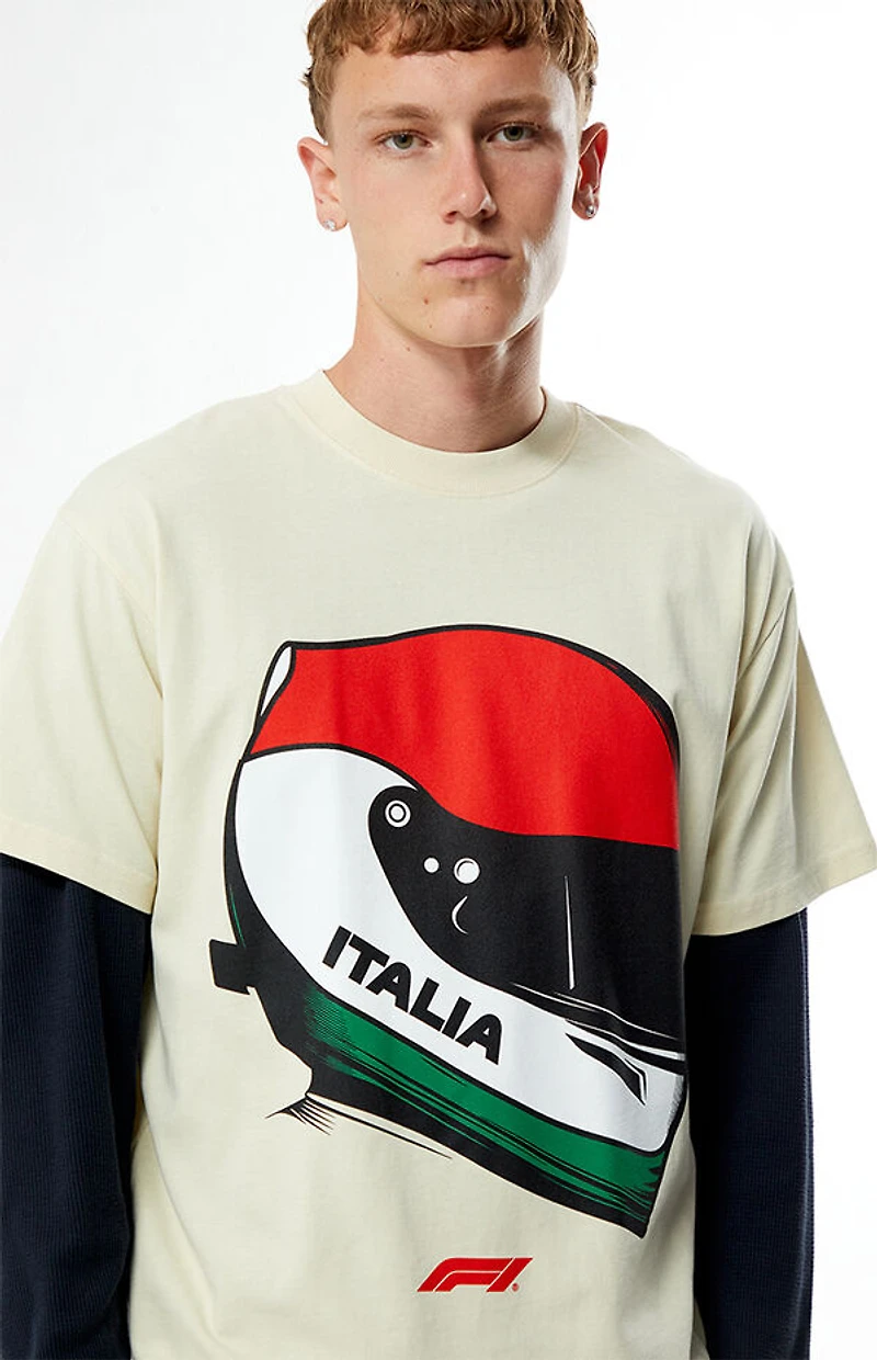 Formula 1 x Pacsun Monza Italy Helmet T-Shirt