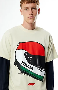 Formula 1 x Pacsun Monza Italy Helmet T-Shirt