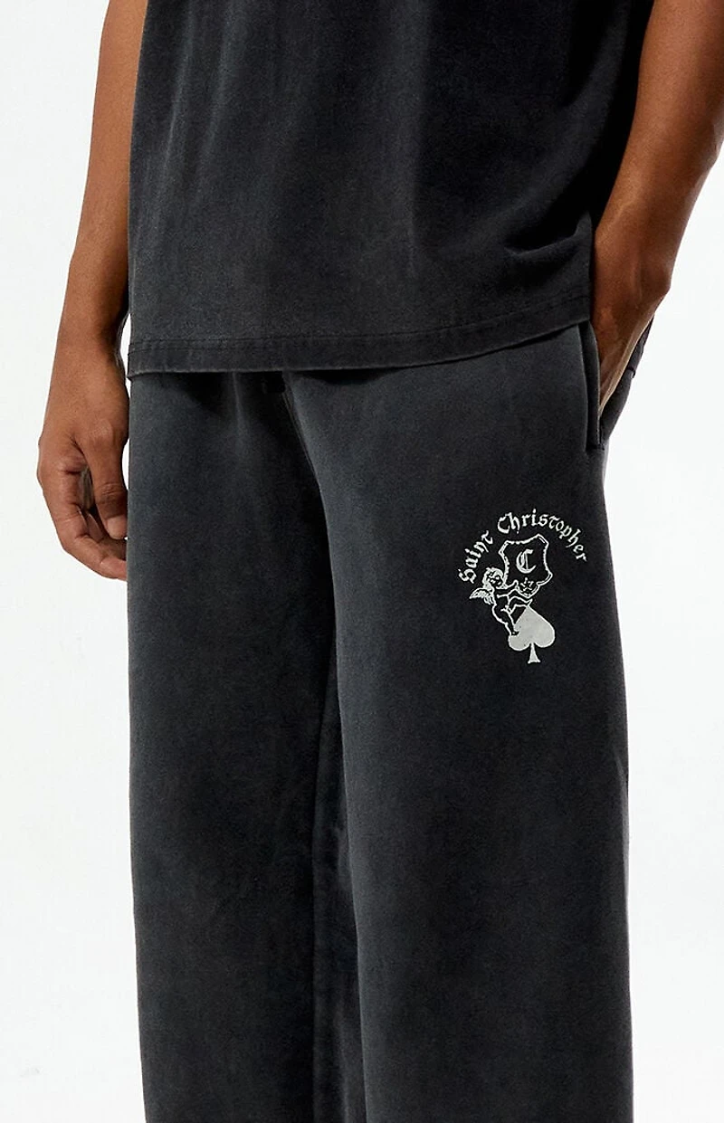 SAINT CHRISTOPHER Cherub Crest Baggy Sweatpants