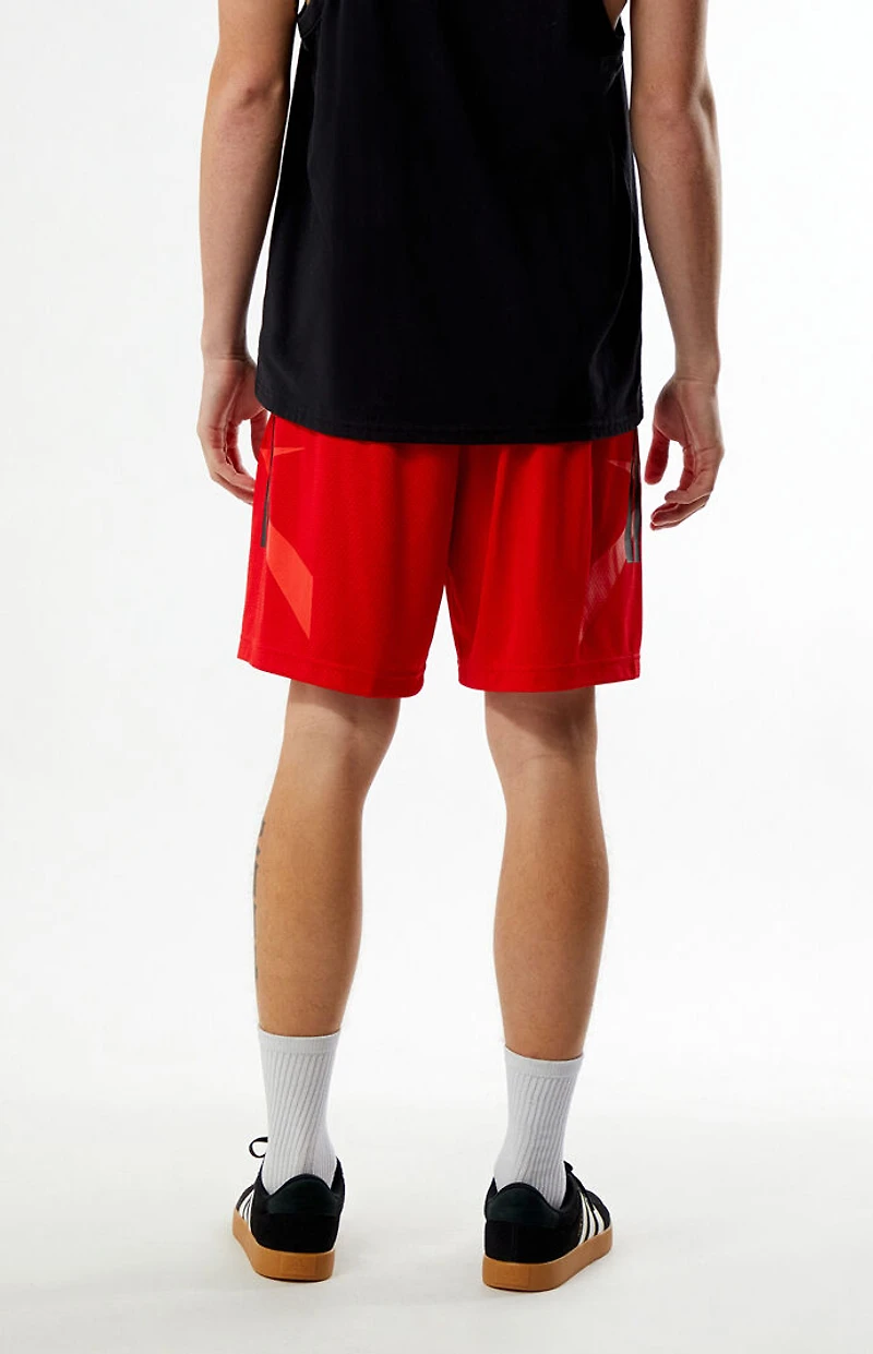 adidas Red Tiro Shorts