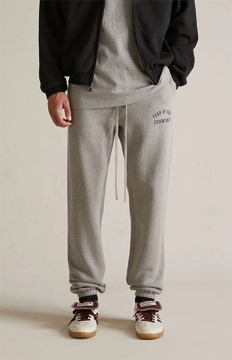 Fear of God ESSENTIALS Dark Heather Oatmeal Classic Sweatpants