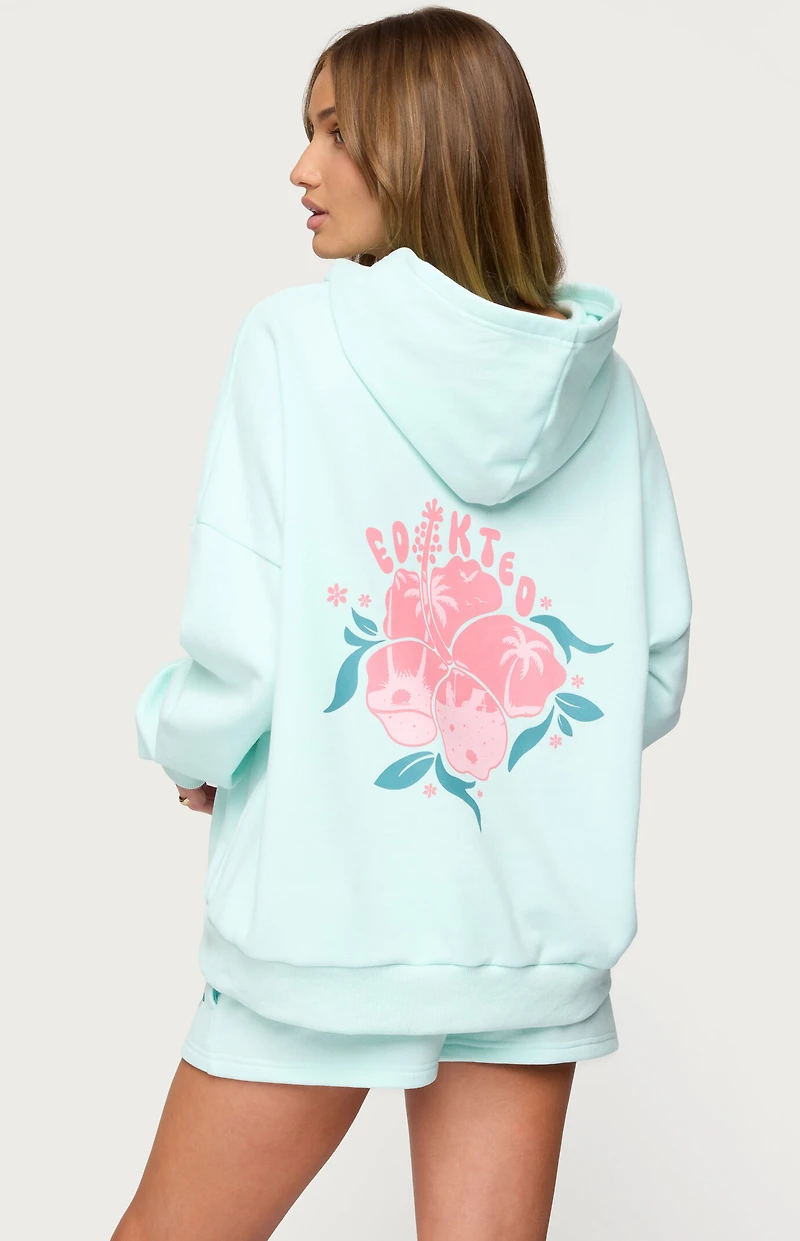 Edikted Beach Bloom Hoodie
