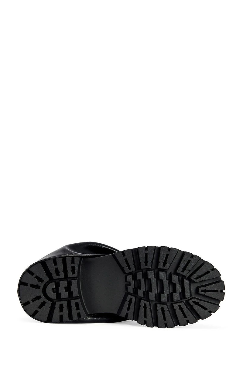 AZALEA WANG Women's Clarke Midnight Slouchy Combat Boots