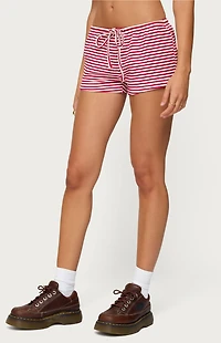 Edikted Jaine Striped Drawstring Shorts